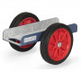 Rouleur de Panneaux - avec Protection Feutre - Support 150mm - Roues Caoutchouc - 500kg