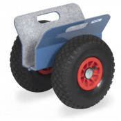 Rouleur de Panneaux - avec Protection Feutre - Support 60mm - Roues Pneumatique - 250kg