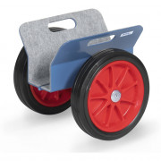 Rouleur de Panneaux - avec Protection Feutre - Support 95mm - Roues Caoutchouc - 250kg