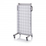Chariot pour bacs basculants transparents – Dimensions 69 x 45 x 134 cm – Simple face – avec 10 modu