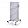 Chariot pour bacs basculants transparents – Dimensions 69 x 68 x 134 cm – Double face – avec 30 modu
