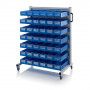 Chariot pour bacs de stockage et blocs tiroirs – Dimensions 112 x 65 x 135 cm – avec 42 blocs tiroir
