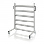 Chariot pour bacs de stockage et blocs tiroirs – Dimensions 112 x 65 x 135 cm – Nu (sans bacs)