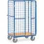 Chariot Grillagé pour Colis à Portes Battantes - 1000x600x1800mm - 600kg