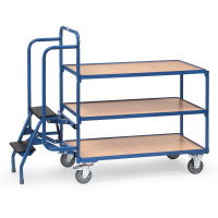 Chariot de Préparation de Commandes 3 Plateaux - 1000.0x600.0mm - 250kg