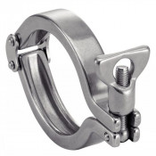 Collier clamp inox double articulation agroalimentaire - qualité