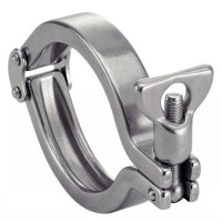Collier clamp inox double articulation agroalimentaire - qualité