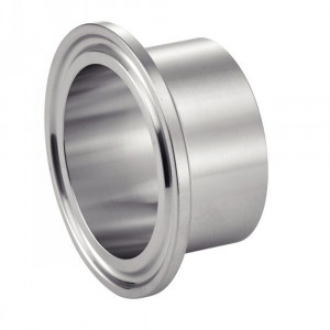 Ferrule Clamp SMS courte à souder inox 316L - Agroalimentaire