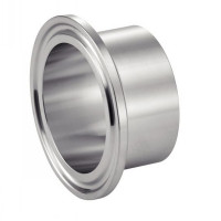 Ferrule Clamp SMS courte à souder inox 316L - Agroalimentaire
