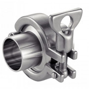 Raccord Clamp Din FKM inox 316L - Collier Simple Articulation