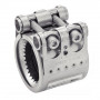 Collier de raccordement tube métal inox 304 - Étanchéité fiable