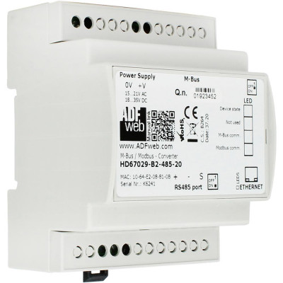 Convertisseur M-Bus/Modbus - Sferaco