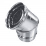 Coude concentrique 45° ø100/150 inox pour AGM/AGMC