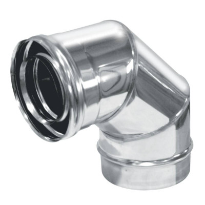 Coude concentrique 90° ø130/200 pour AGM / AGMC