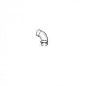 Kit 2 coudes inox 45° Ø 80 mm – Pour AG 35 et 40 MC