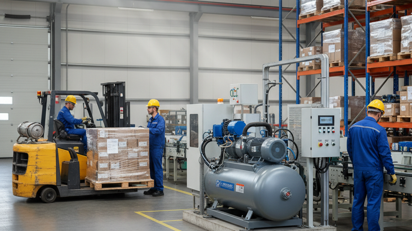Applications industrielles des compresseurs à vis