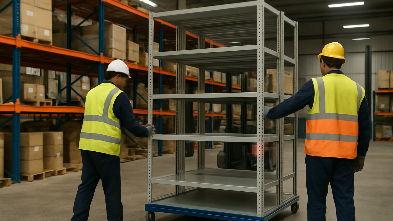 Sécurisation et optimisation post-installation des rayonnages roulants