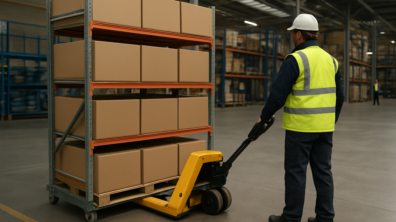 Étapes de mise en place d'un système de stockage mobile en entrepôt