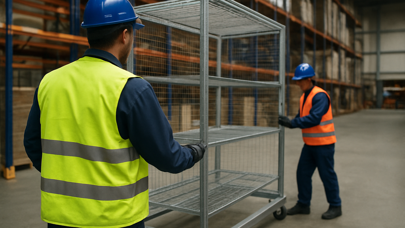 Vérification de conformité et tests de sécurité post-installation rayonnages roulants