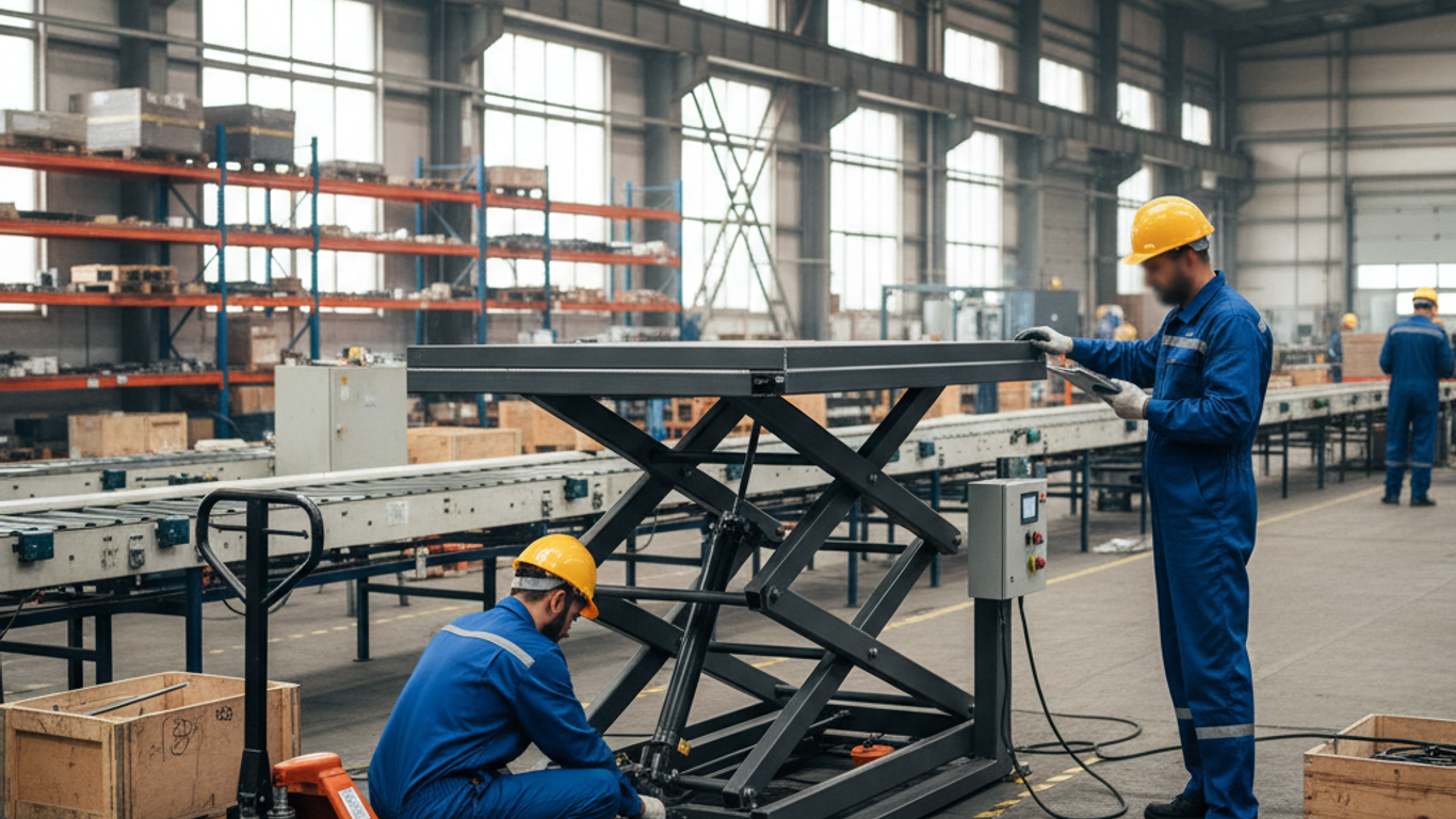 Connexion électrique sécurisée d'une table élévatrice électrique
