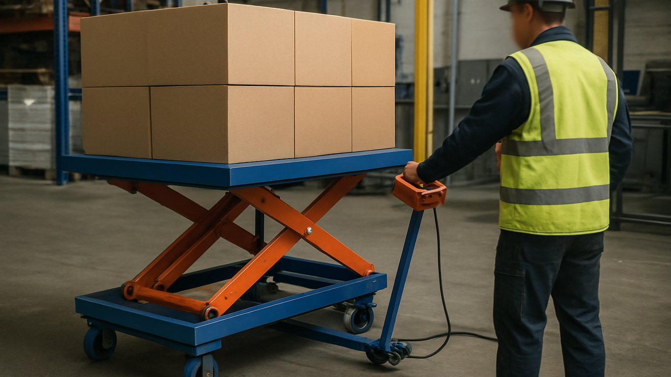 Processus de mise en conformité d'une table élévatrice électrique