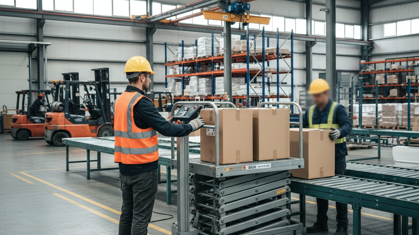 Avantages ergonomiques et productivité d'une table élévatrice électrique