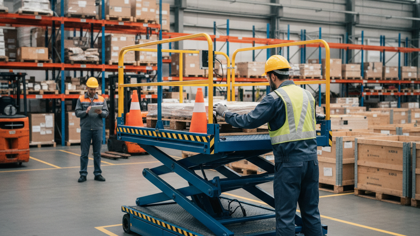 Sécurité des opérations : protocoles indispensables pour l'utilisation de tables élévatrices électriques