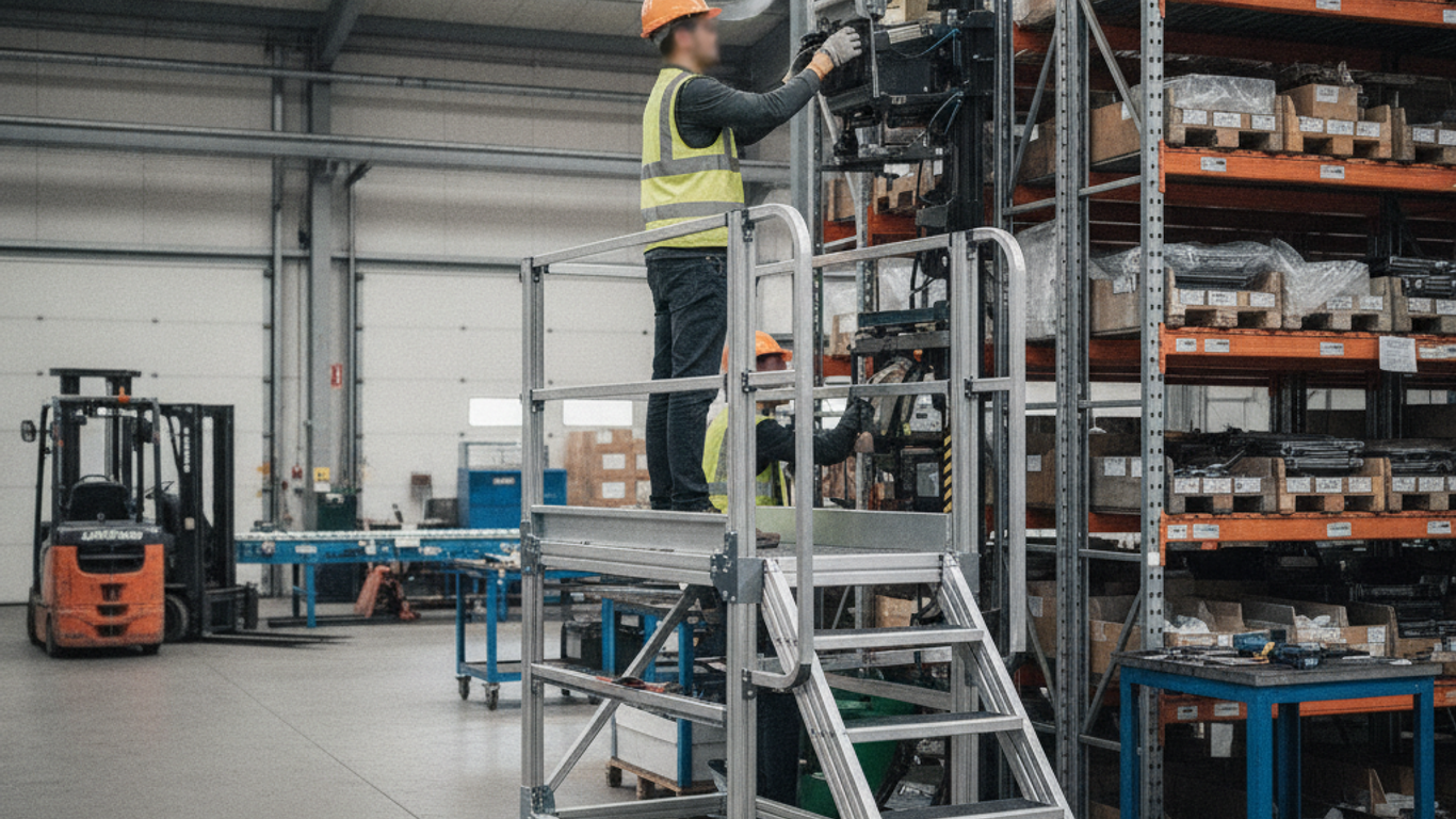 Types de plateformes de travail fixes et mobiles
