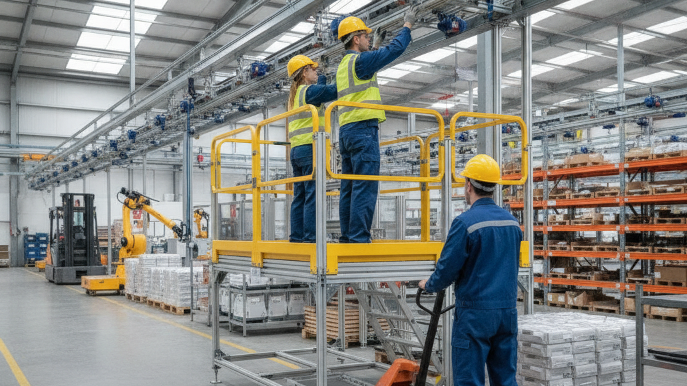 Avantages des plateformes de travail en industrie