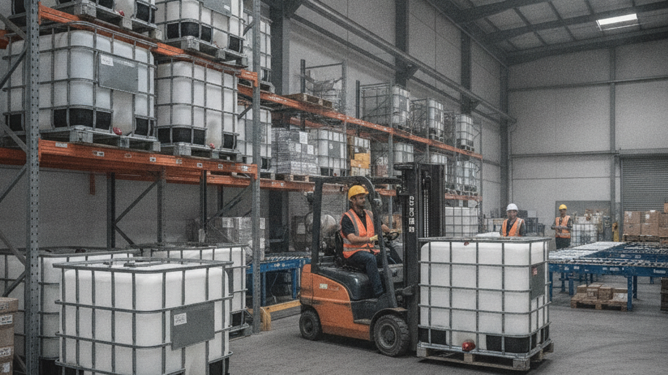 Meilleures pratiques pour optimiser l'utilisation des IBC en entrepôt