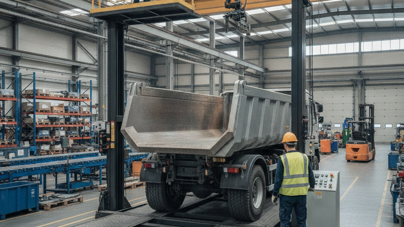 Comment optimiser le transport avec une plateforme pour camion et benne