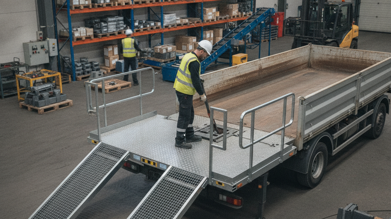 Choisir la bonne plateforme pour camion : critères techniques à considérer