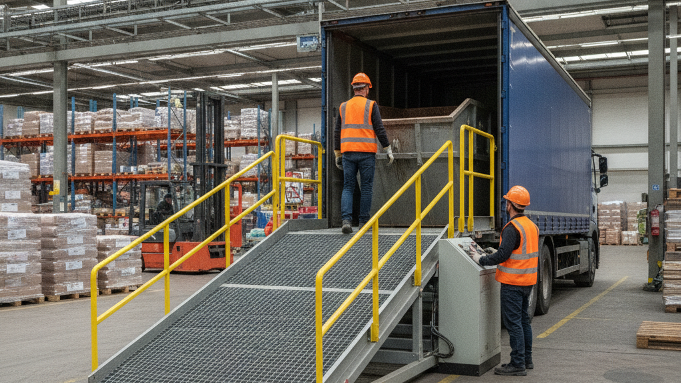 Formation du personnel aux normes de sécurité plateforme camion