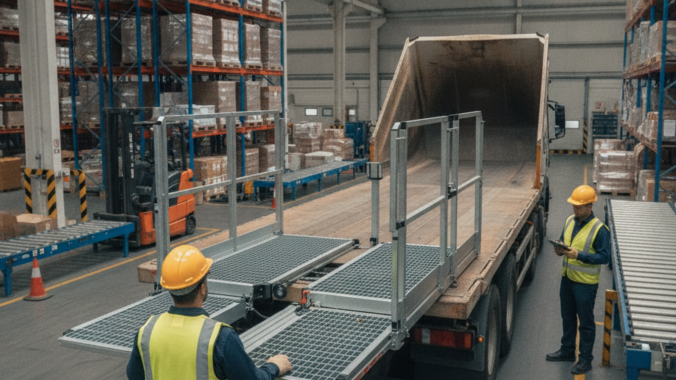 Processus d'adaptation d'une plateforme de benne