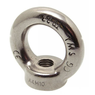 Anneau de levage femelle inox 316 - pièce forgée DIN 582