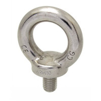 Anneau de levage mâle inox 316 DIN 580 - Pièce forgée