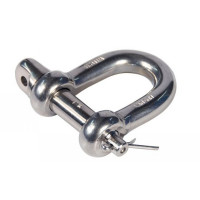 Manille droite de sécurité inox 316L pour levage durable Manille droite de sécurité inox 316L pour levage durable