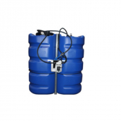 Cuve de stockage simple paroi équipée - 2400L