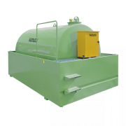 Cuve GNR 3000 L de stockage simple paroi avec son bac de rétention intégré