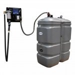 Cuve station-service PEHD double paroi GNR / Fioul 1000 Litres RENSON