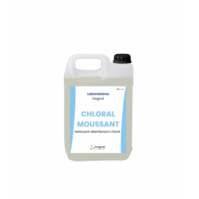 CHLORAL MOUSSANT Détergent désinfectant chloré