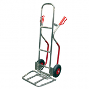 Diable en aluminium charges hautes bavette repliable 150kg