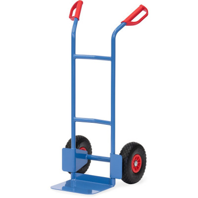 Diable pour Charges Hautes Acier - Pelle 320x250mm - Roues Anti-crevaison - 200kg
