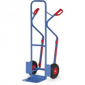 Diable pour Charges Hautes Acier - Pelle 320x250mm - Roues Anti-crevaison - 300kg