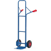 Diable pour Charges Hautes Acier - Pelle 320x250mm - Roues Anti-crevaison - 300kg