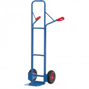 Diable pour Charges Hautes Acier - Pelle 320x250mm - Roues Pneumatique - 300kg