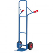 Diable pour Charges Hautes Acier - Pelle 320x250mm - Roues Pneumatique - 300kg