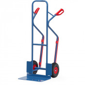 Diable pour Charges Hautes Acier - Pelle 480x300mm - Roues Anti-crevaison - 300kg