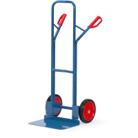 Diable pour Charges Hautes Acier - Pelle 480x300mm - Roues Caoutchouc - 300kg