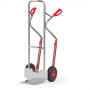 Diable pour Charges Hautes Aluminium - Pelle 320x250mm - Roues Anti-crevaison - 200kg